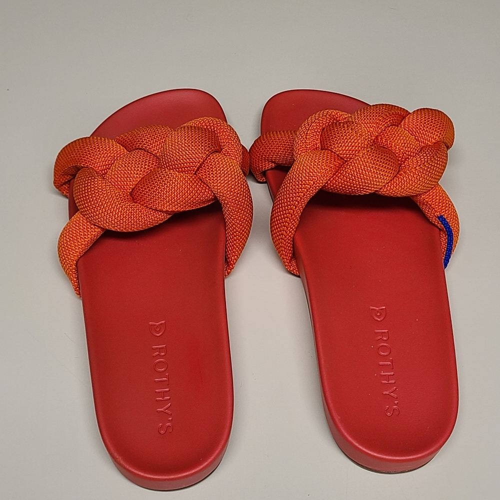 Rothy's Red and Orange Sandals - Picture 5 of 8
